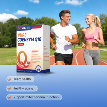 VIKPRO Pure Coenzyme 200mg-30 Softgels
