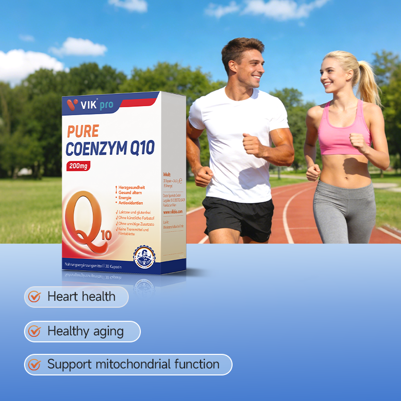 VIKPRO Pure Coenzyme 200mg-30 Softgels