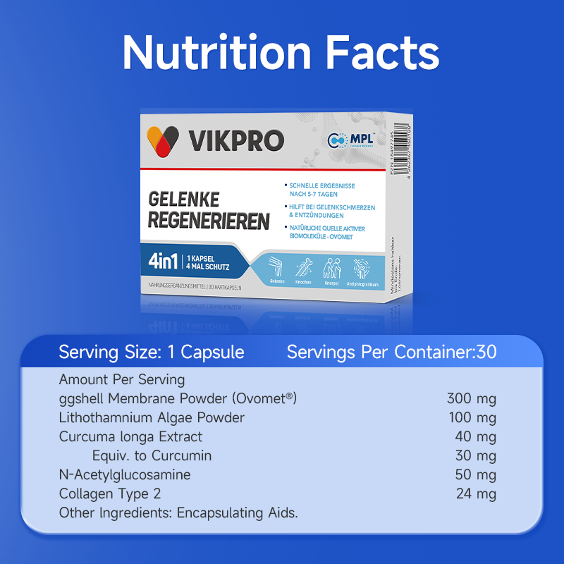 VIKPRO Regenerate Joints-30 Capsules