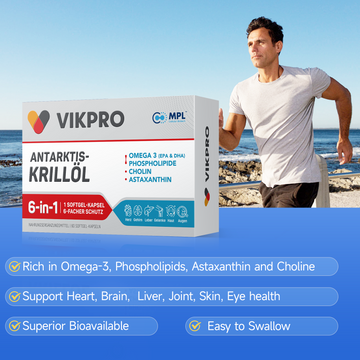VIKPRO Antarctic Krill Oil - 60 Softgels