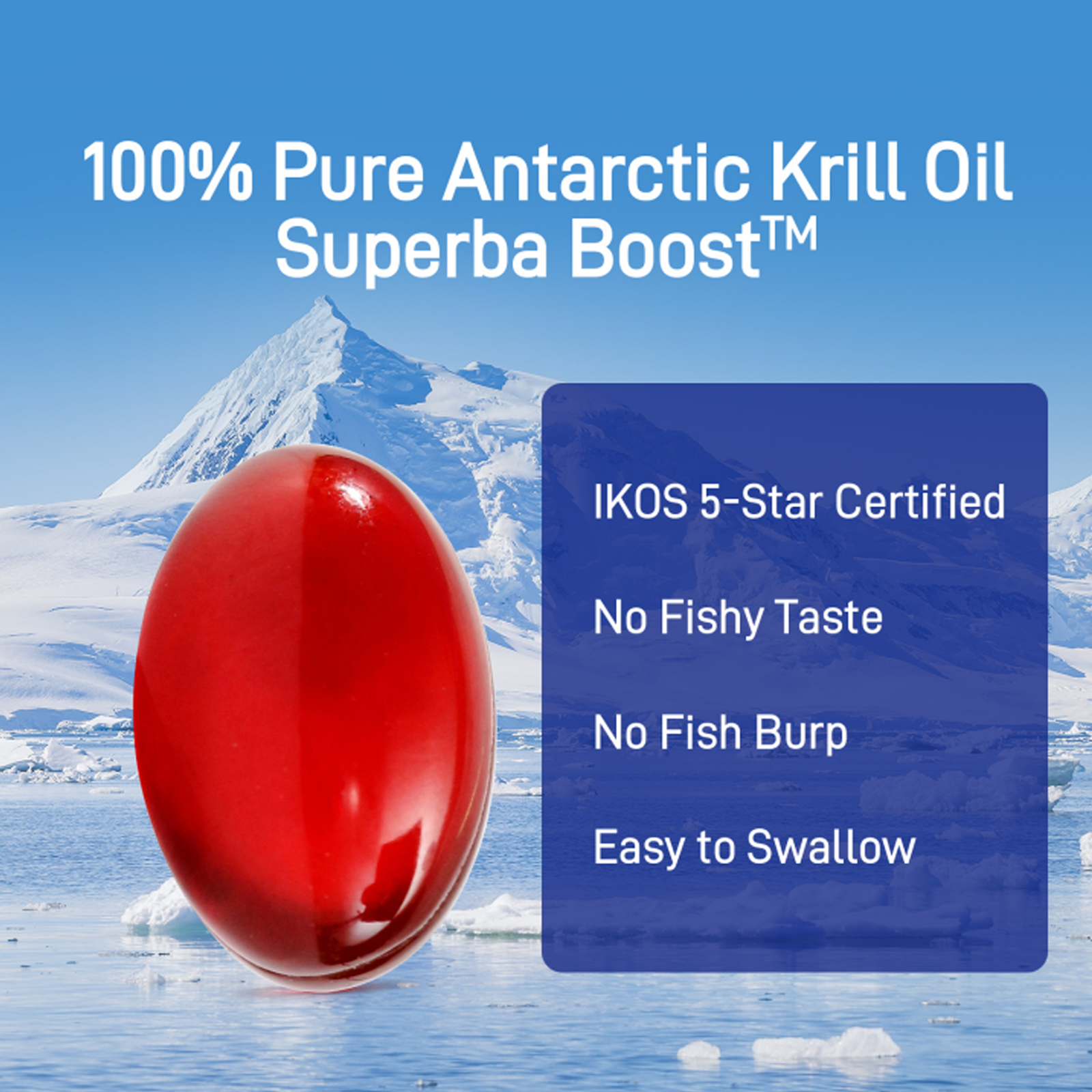 VIKPRO Antarctic Krill Oil - 60 Softgels