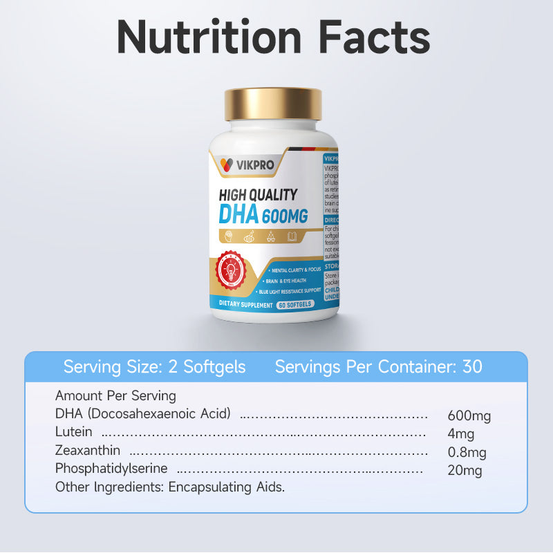 VIKPRO High Quality DHA 600MG
